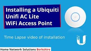 Installing a Ubiquiti Unifi AC Lite Access Point - Ceiling mounted WiFi Point