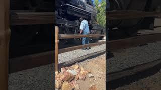 STEAM TRAIN LUBRICATION WITH OIL CAN