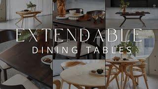 Casa & Villa Extendable Dining Tables #hardwood