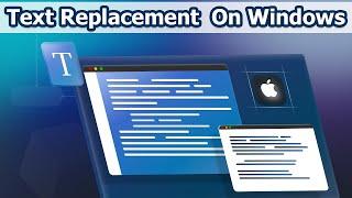 Text Replacement on Windows  Activate Text Replacement on Laptop or PC