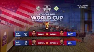 Sixth Carrom World Cup 2024 | Men's Singles Finals