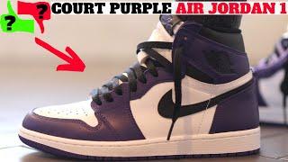 Worth Buying ? AIR JORDAN 1 COURT PURPLE 2020 REVIEW ON FEET!