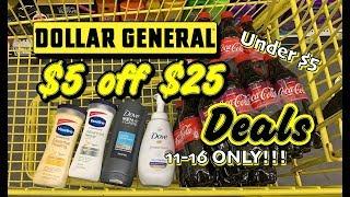 $4 for EVERYTHING!!! // Dollar General Savings // Shop with Sarah // 11-16 ONLY!!!