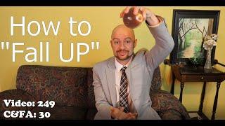 Contact Juggling Tutorial: How to make a ball "Fall Up".  An illusion in the art of contact juggling