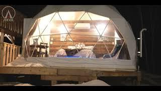 Jieol Luxury And Comfortable 4 Season Glamping Dome Tent For Camping