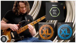 D'ADDARIO BASS STRINGS COMPARISON