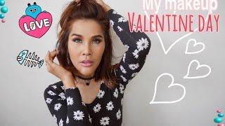 my makeup on valentine day +favourite items