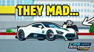 People Got MAD! Car Dealership Tycoon Situation #cardealershiptycoon #roblox