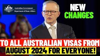 New Changes To All Australia Work Visas From August 2024 Affecting Everyone!