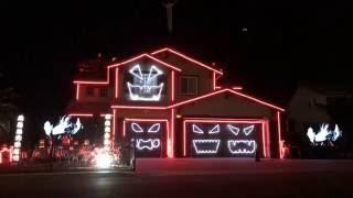 This is Halloween - Halloween Light Show House 2016 Riverside