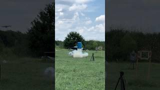 55 Gallon Barrel vs. Tannerite #demolition #yeeyee #fypyoutube #explosion