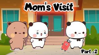 Mom Visits Part -2 | Bubu Dudu | Goma Peach | Milkmoachabear | Animation