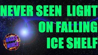 NEVER SEEN NEW LIGHT ANOMALY ON ICE SHELF/ BIG SOLAR FLARES / SUN DIVING COMET / NAKED EYE SUNSPOTS