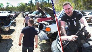 Pulling Parts In An American Junkyard Is The Ultimate Day Out