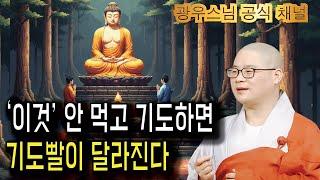 ‘이것’ 안 먹고 기도했더니 기도가 더 빨리 이루어진다고요? | 광우스님 부처님과 제자들22회