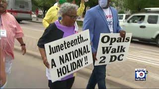 ‘Grandmother of Juneteenth’ Opal Lee discusses journey to Washington D.C.