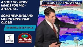 Sunday Evening Essentials: Cold Air, Biting Wind in New England As Snow Hits Mid-Atlantic