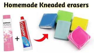 How to make kneaded erasers at home | diy kneaded erasers | how to make emoji erasers | diy erasers