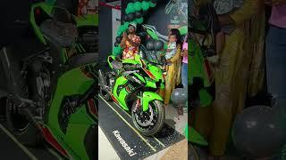 Zx10r delivered to mr rohit tirkey   green love  #automobile #jharkhand #ranchi #zx10r #z900