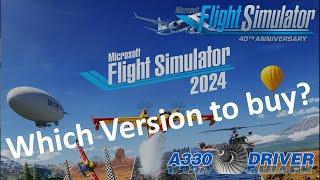 Microsoft Flight Simulator 2024 - Which VERSION to buy? | Real Airline Pilot