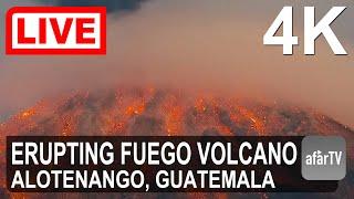  Live Now: 24/7 Fuego Volcano Eruption in 4K Ultra HD