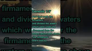 The Word Of God{Genesis 1:7}