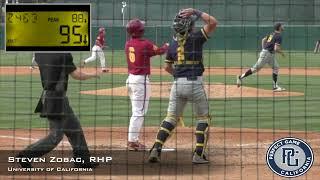 Steven Zobac Prospect Video, RHP, University of California