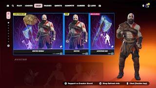 KRATOS SKIN + LEVIATHAN AXE PICKAXE RETURN RELEASE DATE IN FORTNITE ITEM SHOP 2025!