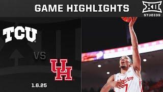 TCU vs. #12 Houston Game Highlights | 2024-25 Big 12 Men’s Basketball