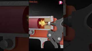 Flare Gun 3d animation 