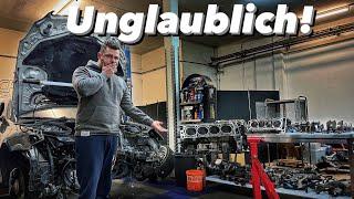 AMG engine destroyed by workshop! Engine overhaul goes wrong!