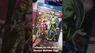 Coleção de cds, dvds e blurays Monster High