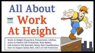 All About Work At Height Safety || Lifeline/Classification of Safety Belt/ABC's of Fall Protection