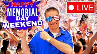  Las Vegas LIVE - Memorial Day Weekend in Las Vegas is CRAZY !