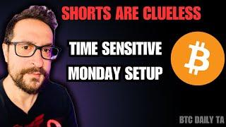 Shorts Are Clueless: Time Sensitive Monday Setup - Bitcoin Today