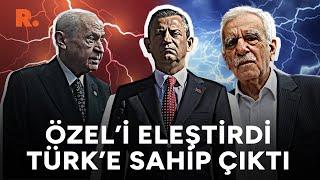 Devlet Bahçeli, Ahmet Türk'e sahip çıktı; Özgür Özel'i eleştirdi