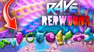 RAVE IN THE REDWOODS: 10 *NEW* PERKS! ALL CHARM PARTS EASTER EGG GUIDE! (IW Zombies)