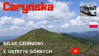 Połonina CARYŃSKA – szlak czerwony z Ustrzyk Górnych – Bieszczady - Polska