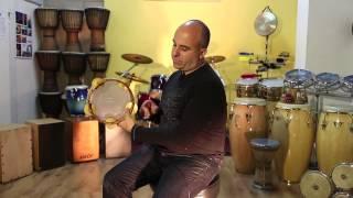 Riq Frame drum Tambourine Tutorial by Abe Doron