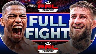 THE BELGIAN BOMBER RETURNS! | Patrick Habirora v Catalin Safta | Full Fight | PFL Europe 4 2024