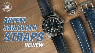 ARTEM Sailcloth Straps | a PREMIUM strap worth checking out!