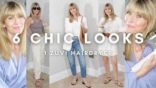 6 CHIC AND STYLISH LOOKS | 1 ZUVI HALO HAIRDRYER | Summer