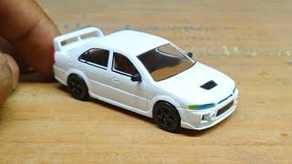 How to make a Mitsubishi Lancer Evo from PVC | DIY HOT WHEEL