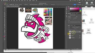 8  Adding Flat Color Behind Your Vector Line Art in Adobe Photoshop