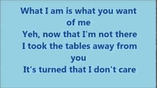 Texas - Say what you want lyrics