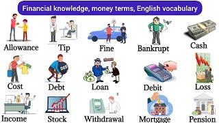 Money Terms | Vocabulary | Daily use English vocabulary | English Vocabulary | Financial knowledge