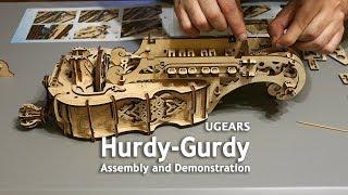 UGears Hurdy-Gurdy - Assembly and Demonstration