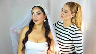 ASMR Perfectionist Bridal Photoshoot | Hair & Makeup Fixing, Accessorizing, Outfit Finishing Touches