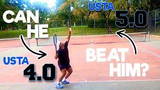 USTA 4.0 CHALLENGES USTA 5.0 - Tennis Match Highlights