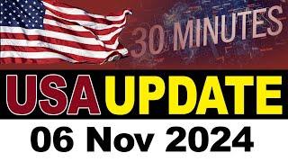 USA Updates 30 Minutes 06 NOV 2024 || Global Punjab TV